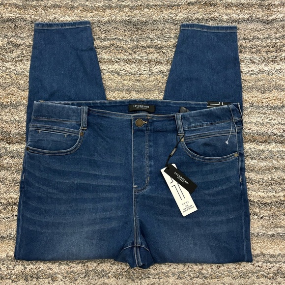 Liverpool Gia Glider Pull-On Ankle Skinny Jeans Sz 3X NWT | Liverpool Skinny - - Picture 1 of 13